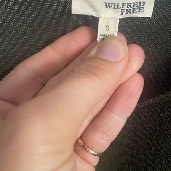 Aritzia “Wilfred Free” olive green dress/tunic, size small - Picture 4 of 6